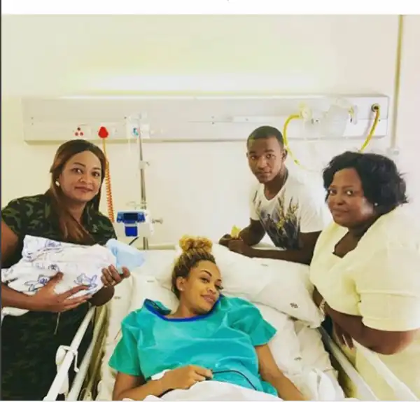 Diamond Platnumz and girlfriend welcome son (Photos)